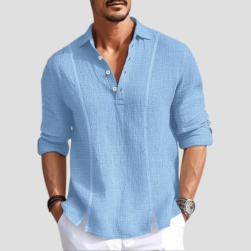 Men's Linen Shirt – Lightweight Fit