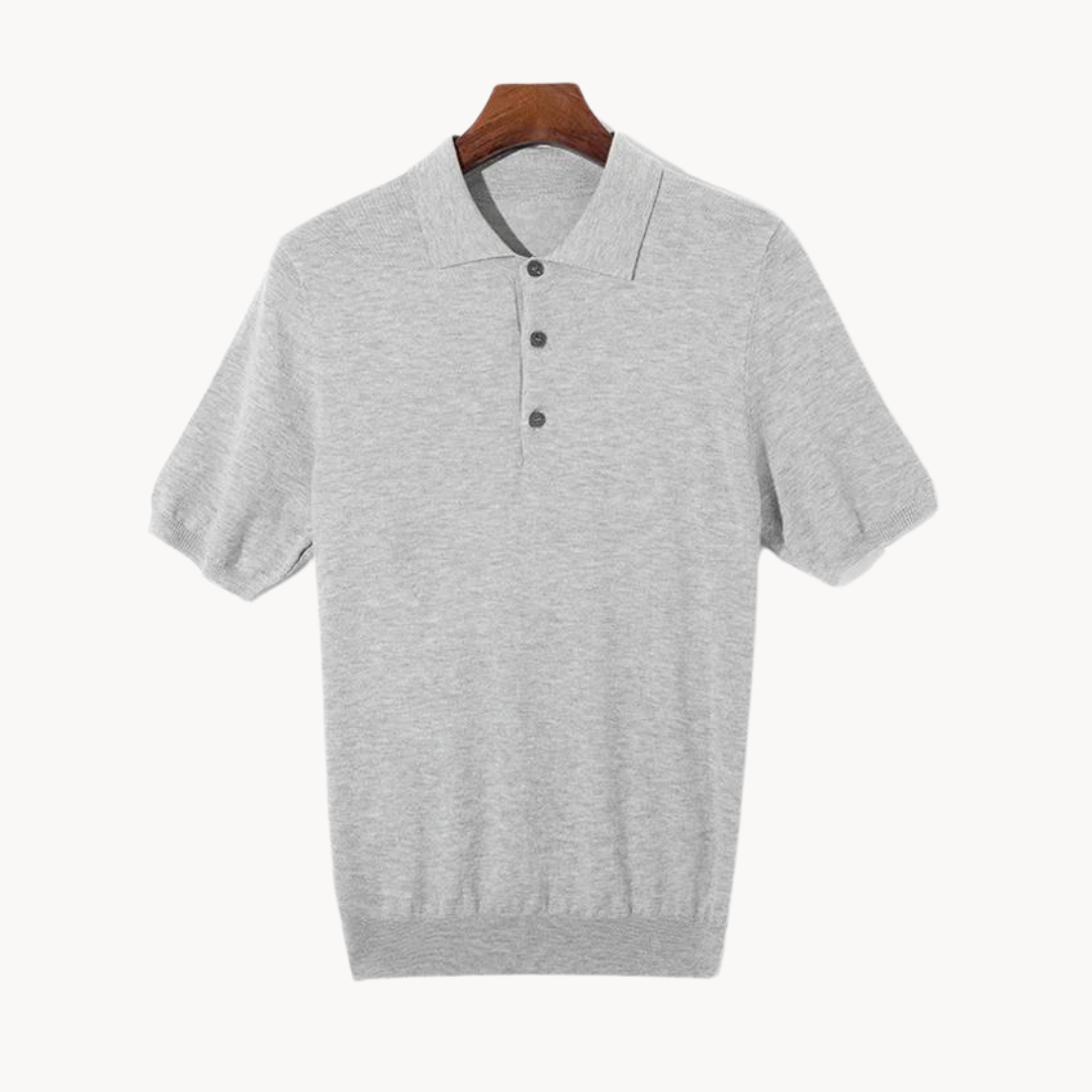 Men's Wool Polo Shirt - Comfortable and Versatile Fashion