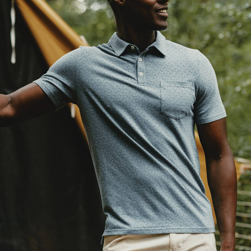 Men's Polo Shirt – Short Sleeve with Chest Pocket