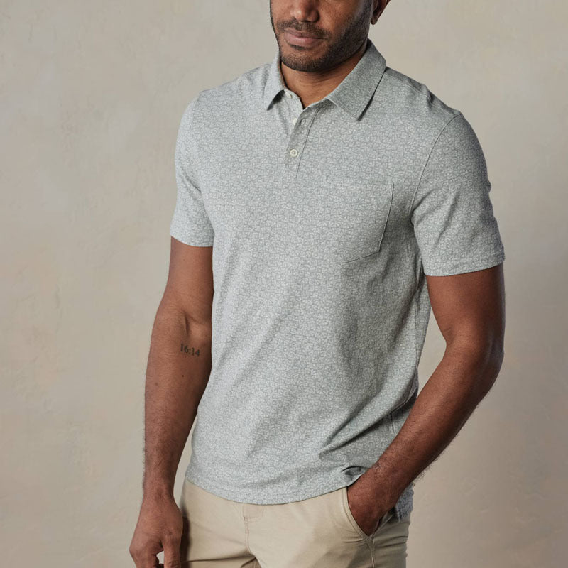 Men's Polo Shirt – Short Sleeve with Chest Pocket