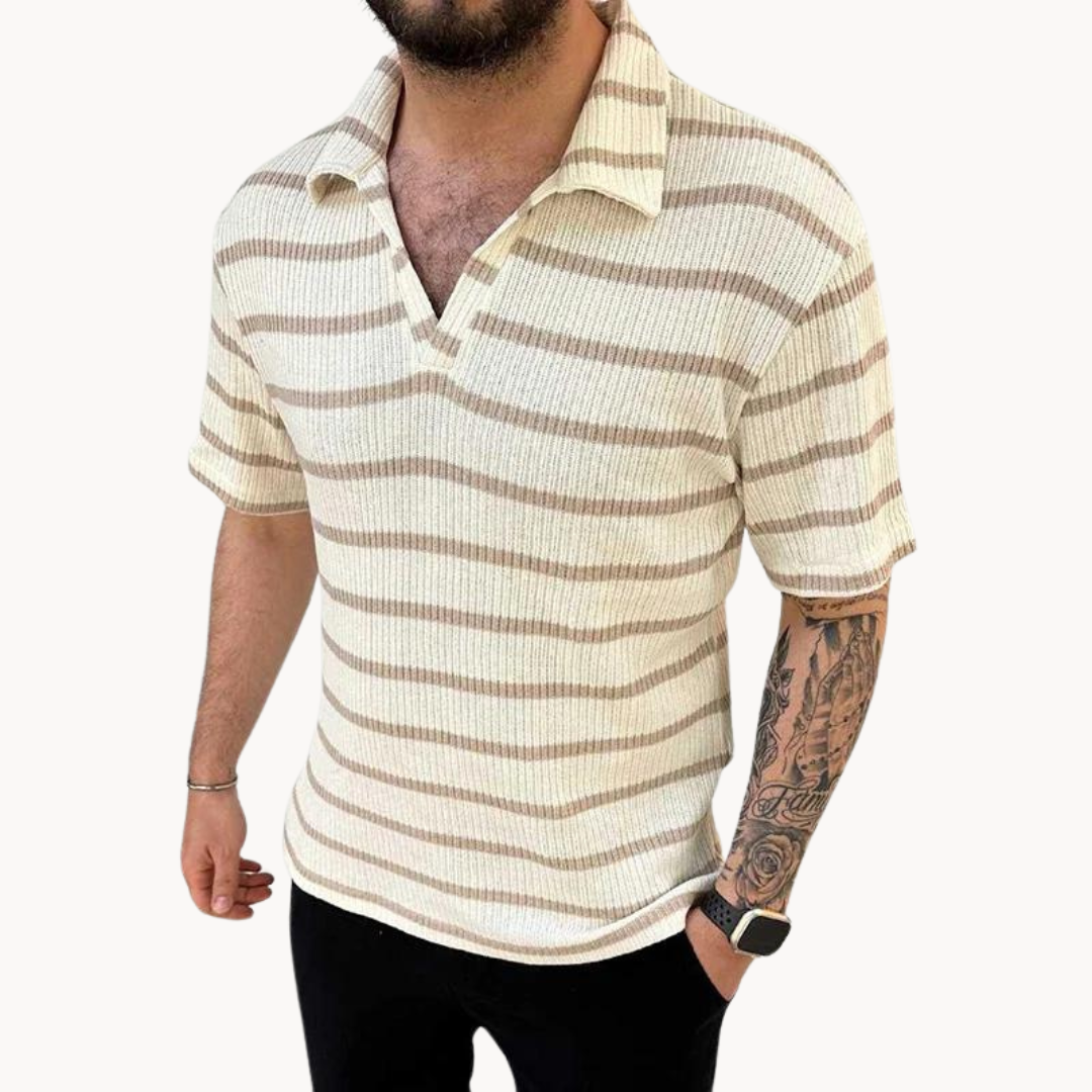 Men's Stripe Polo Shirt - Stylish Polos for Men