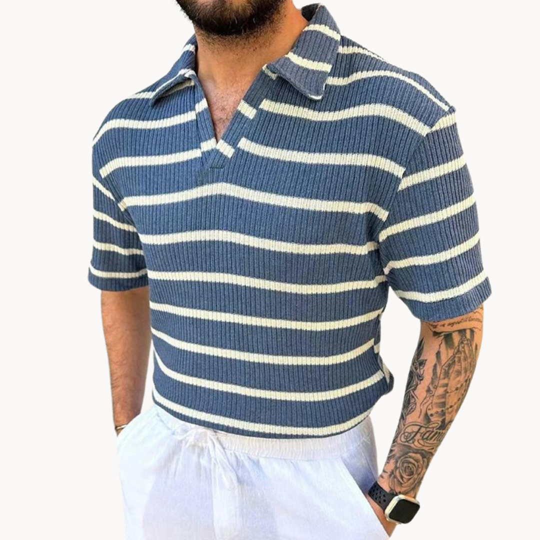 Men's Stripe Polo Shirt - Stylish Polos for Men
