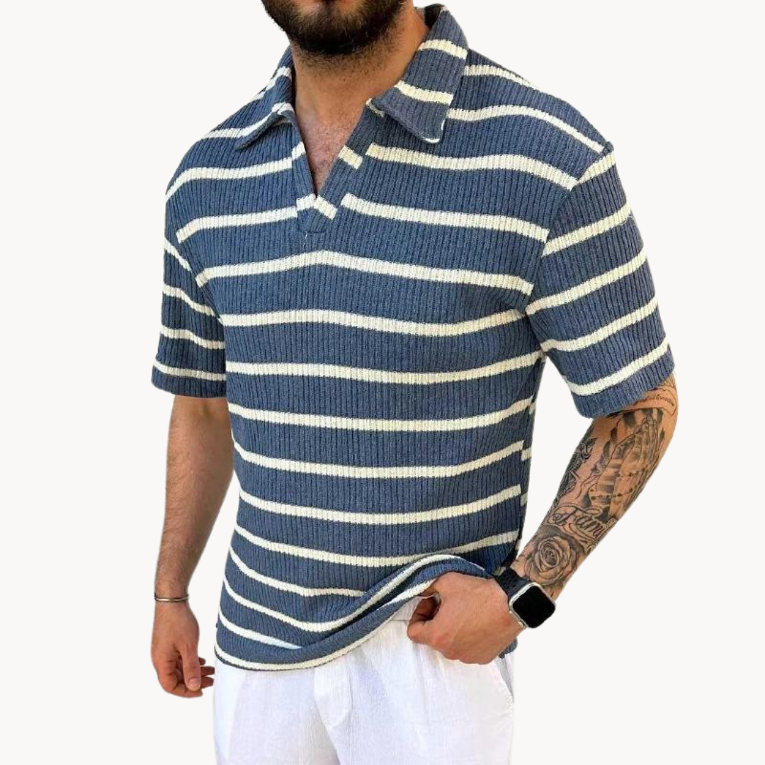 Men's Stripe Polo Shirt - Stylish Polos for Men