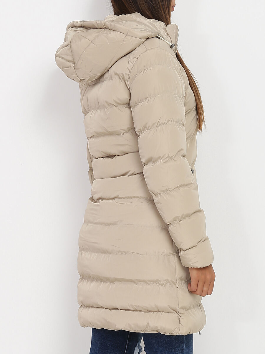 Women's Padded Winter Coat with Hood