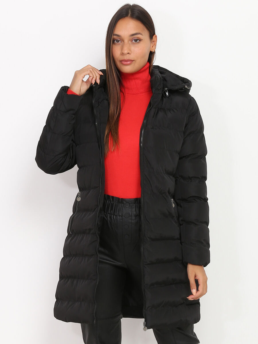 Women's Padded Winter Coat with Hood