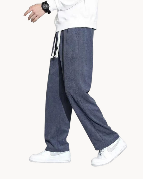 Men's Relaxed Straight Leg Trousers
