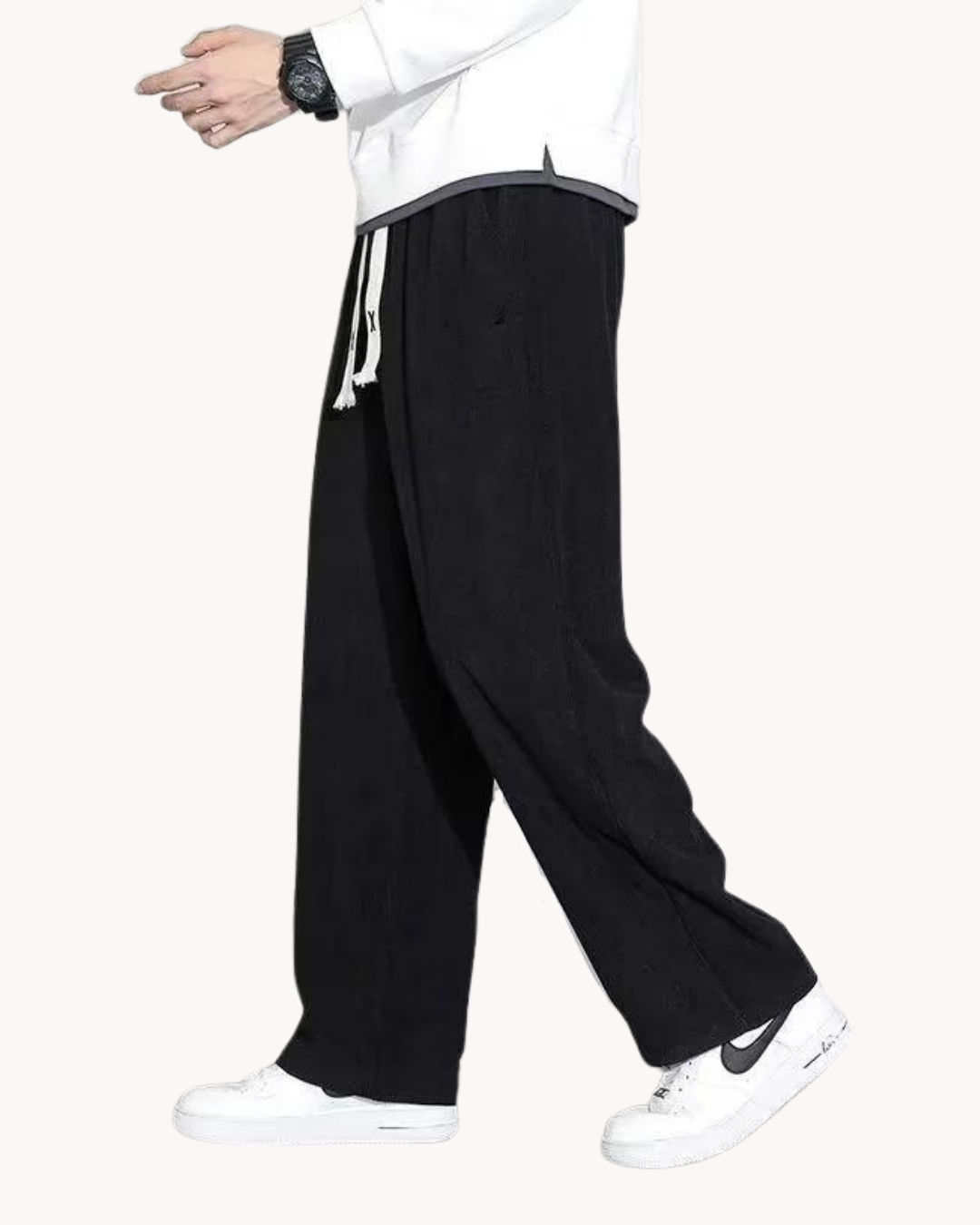 Men's Relaxed Straight Leg Trousers