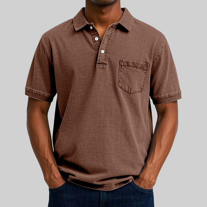Men's Breathable Polo Shirt for Stylish Comfort