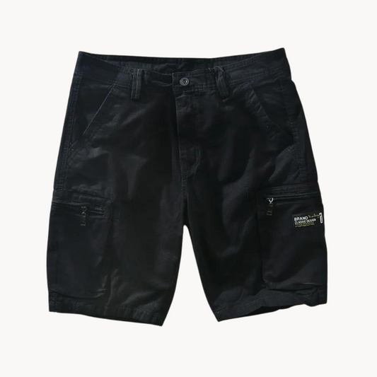 Men's Cargo Shorts with Multiple Pockets and Stretch Fabric