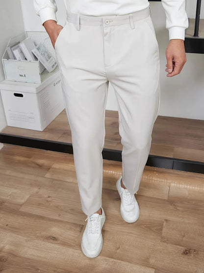 Men's Casual Trousers – Loose Fit Business Style