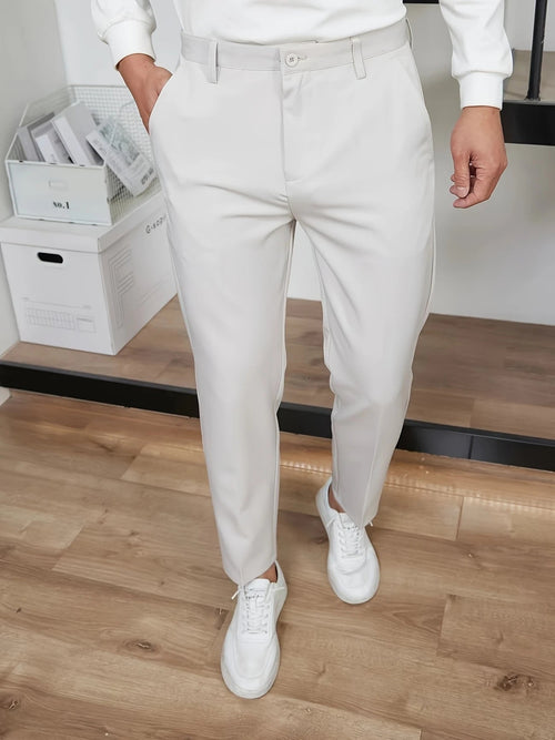 Men's Casual Trousers – Loose Fit Business Style