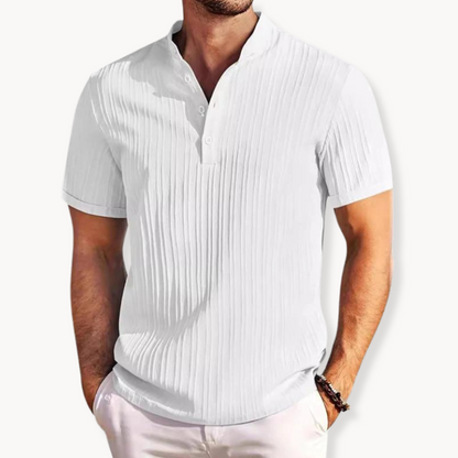 Men's Classic Henley Shirt - Versatile Casual Style