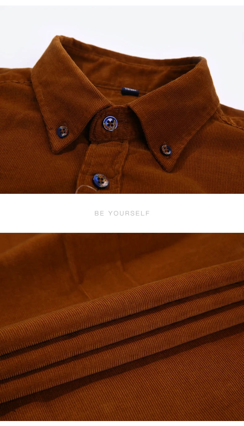 Men's Corduroy Casual Shirt