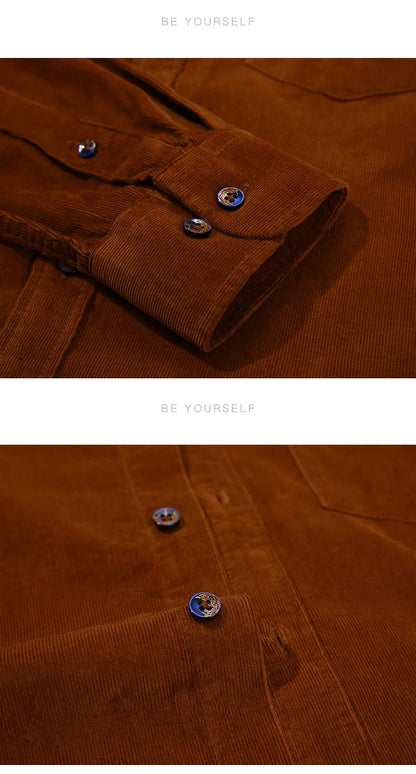 Men's Corduroy Casual Shirt