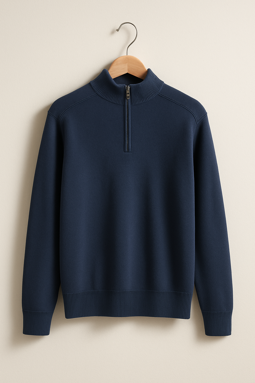 Men's Half Zip Sweater – Knit Pullover for Cool Weather
