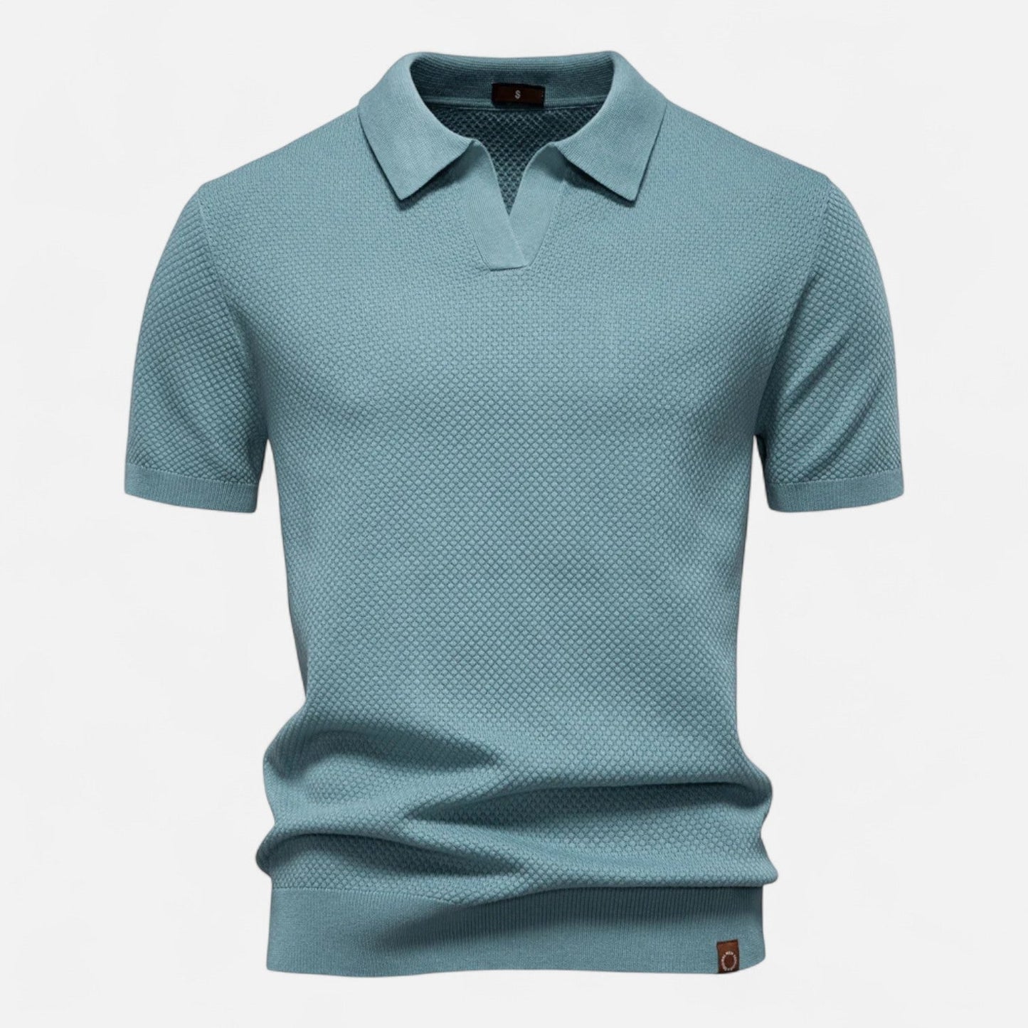 Men's Knit Polo Shirt – Breathable Summer Wear