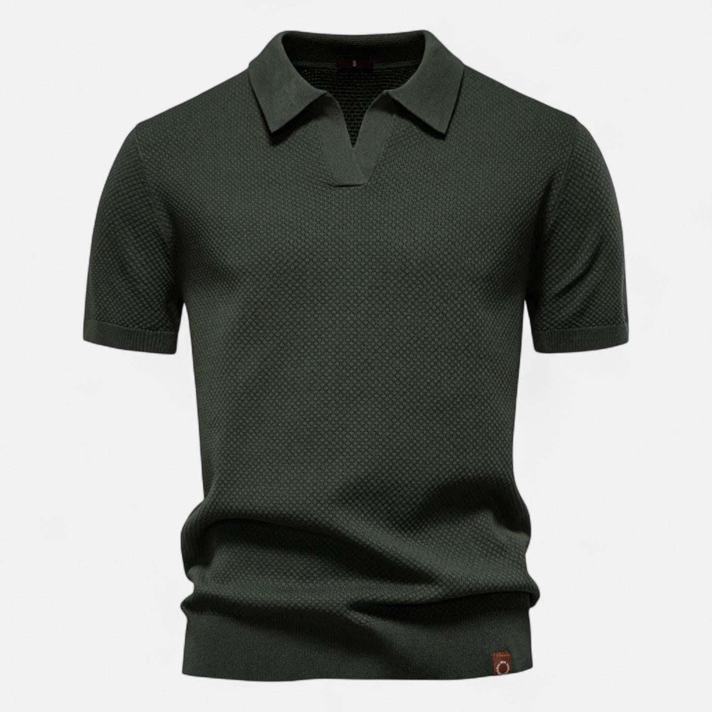 Men's Knit Polo Shirt – Breathable Summer Wear
