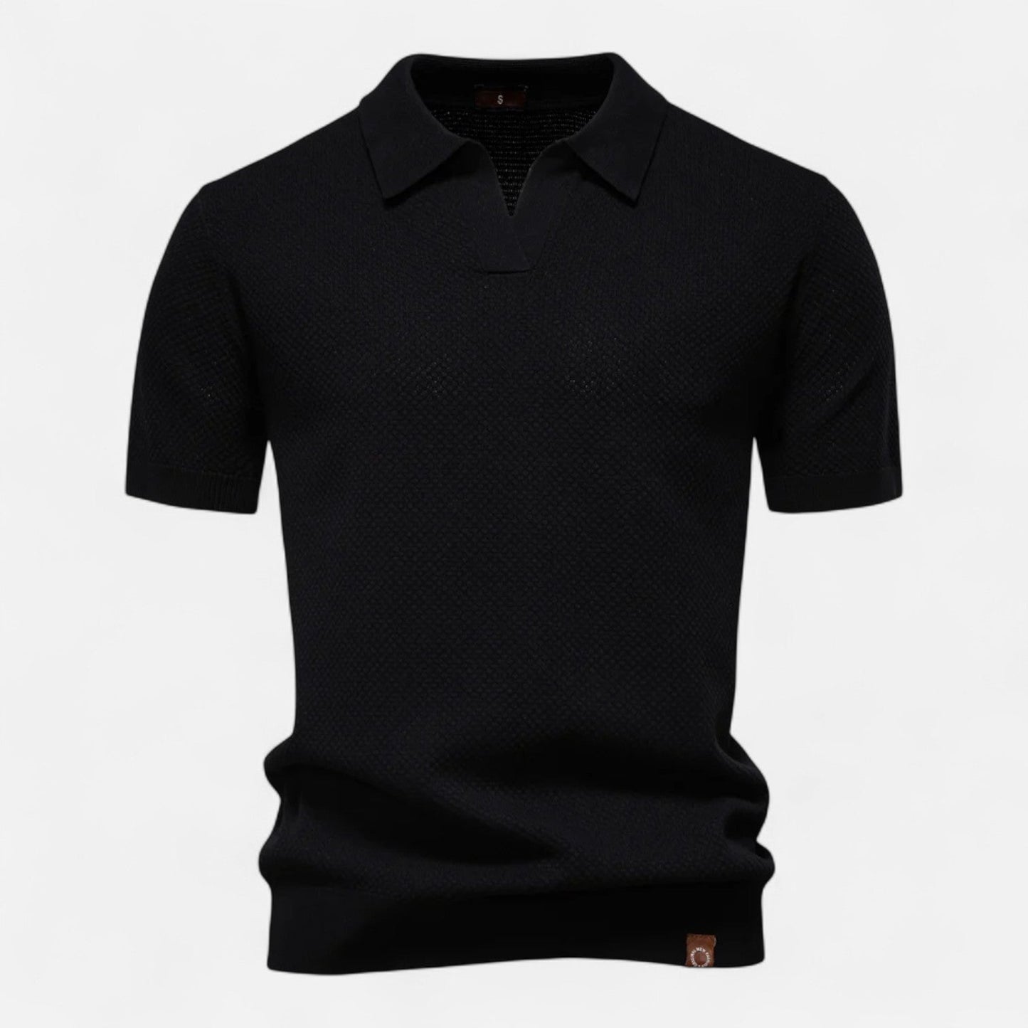 Men's Knit Polo Shirt – Breathable Summer Wear
