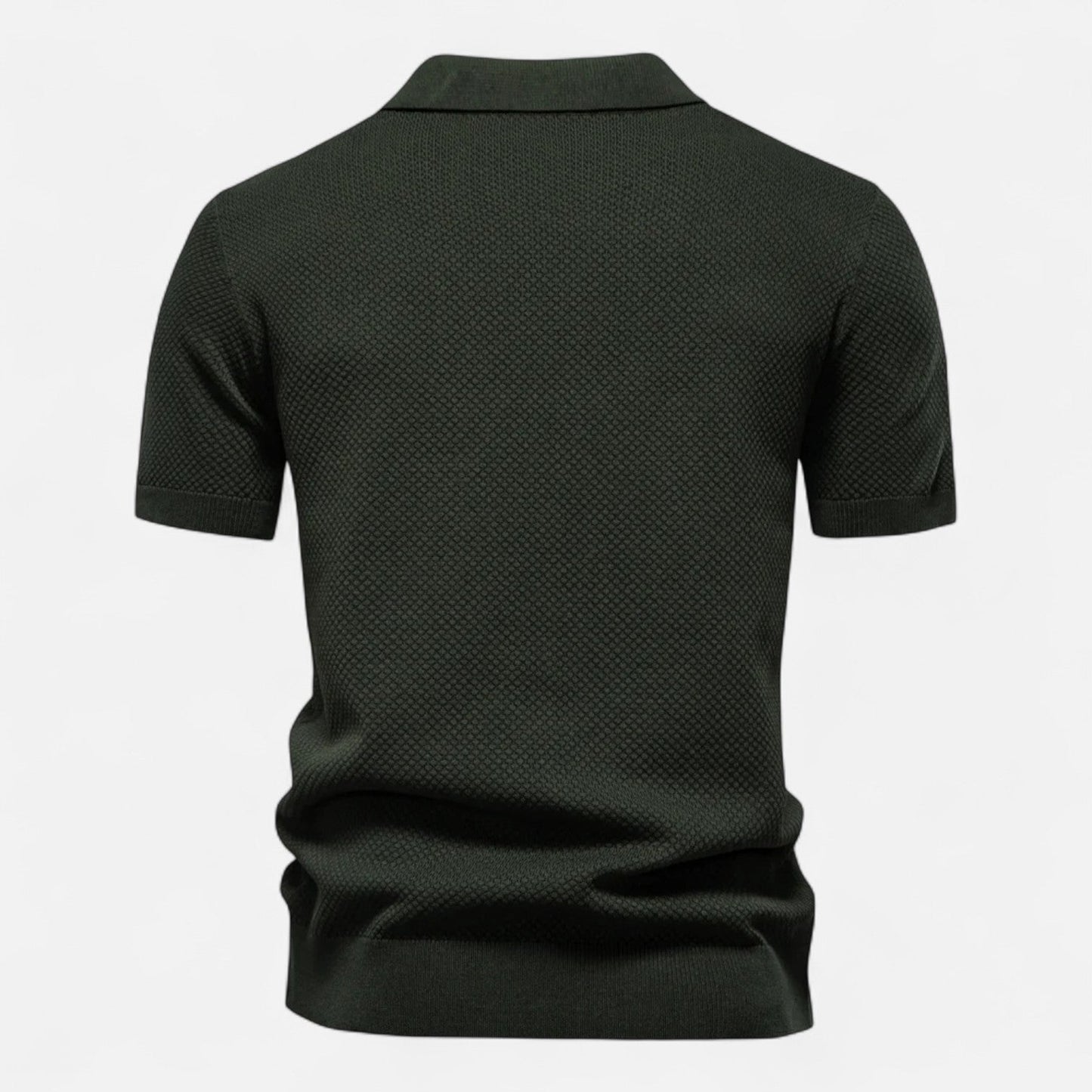 Men's Knit Polo Shirt – Breathable Summer Wear