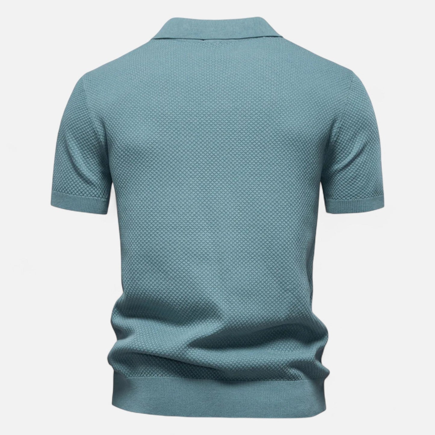 Men's Knit Polo Shirt – Breathable Summer Wear