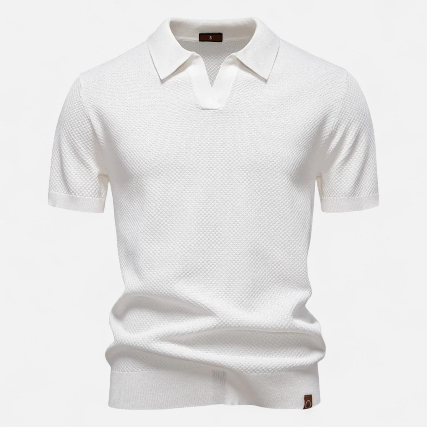 Men's Knit Polo Shirt – Breathable Summer Wear