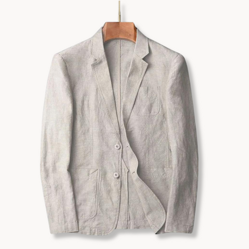Men's Linen Blazer Jacket for Warm Weather Style