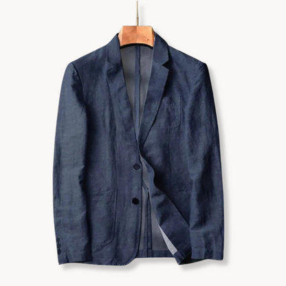 Men's Linen Blazer Jacket for Warm Weather Style