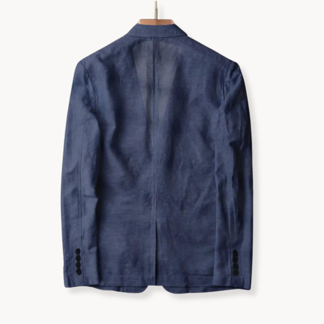 Men's Linen Blazer Jacket for Warm Weather Style