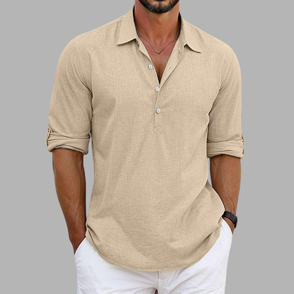 Men's Linen Dress Shirt – Lightweight Summer Elegance