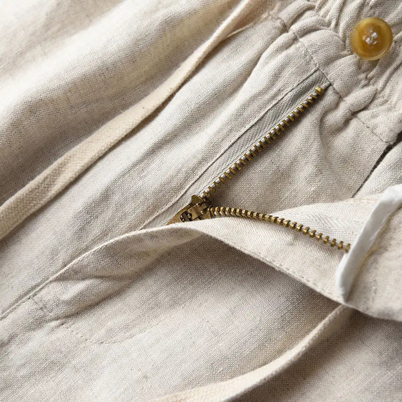 Men's Linen Drawstring Pants for Casual and Semi-Formal Wear