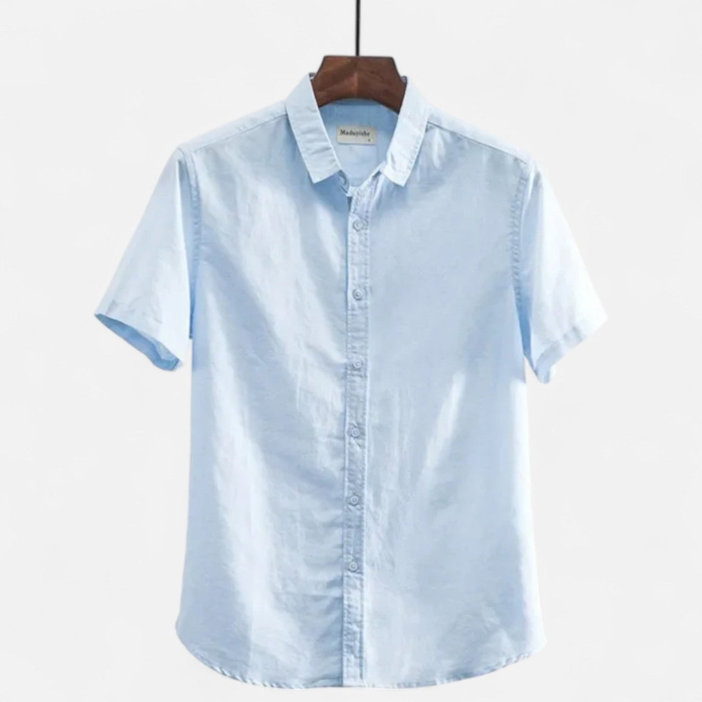 Men's Linen Shirt – Short Sleeve Summer Comfort
