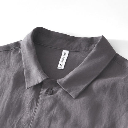 Men's Linen Short Sleeve Shirt