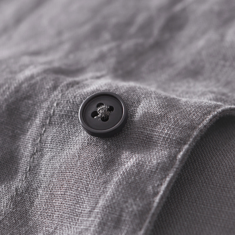 Men's Linen Short Sleeve Shirt