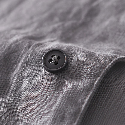 Men's Linen Short Sleeve Shirt