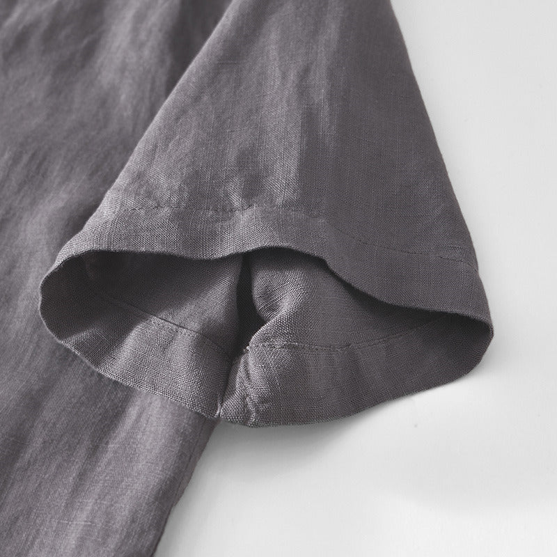 Men's Linen Short Sleeve Shirt