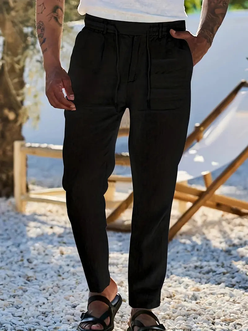 Men's Linen Trousers – Lightweight for Summer