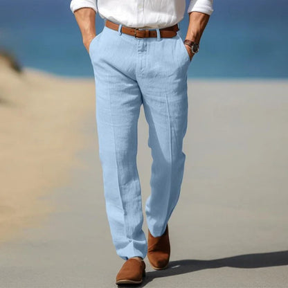 Men's Linen Trousers – Relaxed Fit
