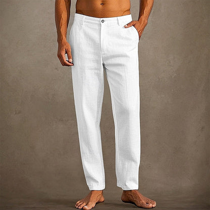 Men's Linen Summer Trousers for Casual Comfort and Style