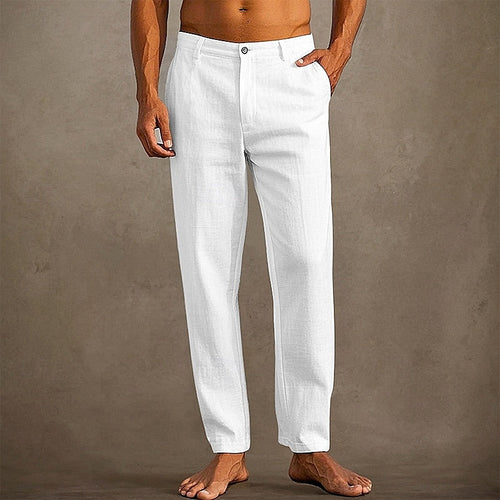 Men's Linen Summer Trousers for Casual Comfort and Style