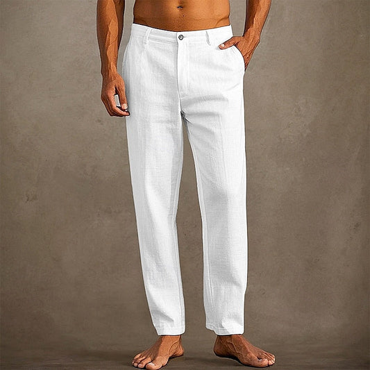 Men's Linen Summer Trousers for Casual Comfort and Style
