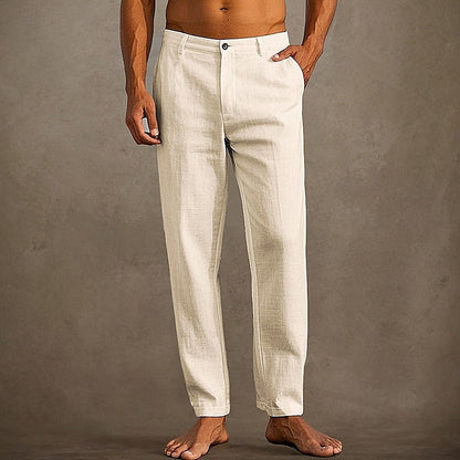 Men's Linen Summer Trousers for Casual Comfort and Style