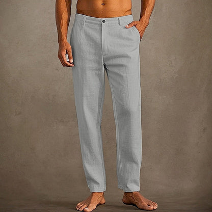 Men's Linen Summer Trousers for Casual Comfort and Style