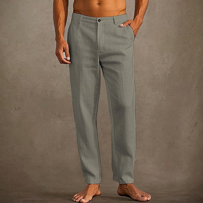 Men's Linen Summer Trousers for Casual Comfort and Style