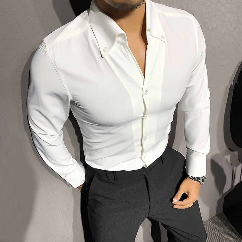 Men's Long Sleeve Cotton Shirt