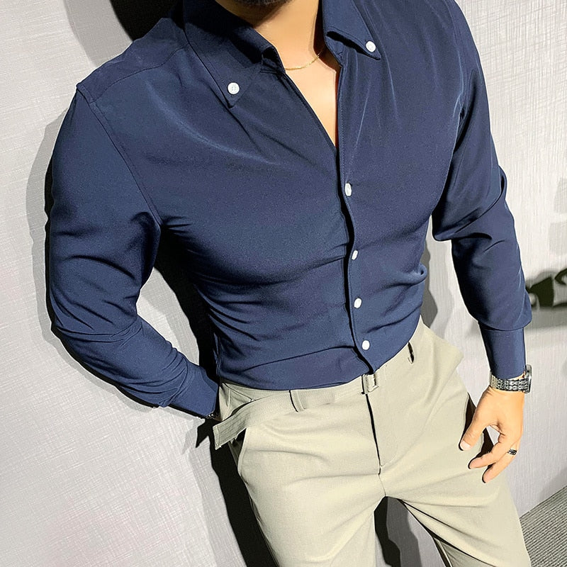 Men's Long Sleeve Cotton Shirt