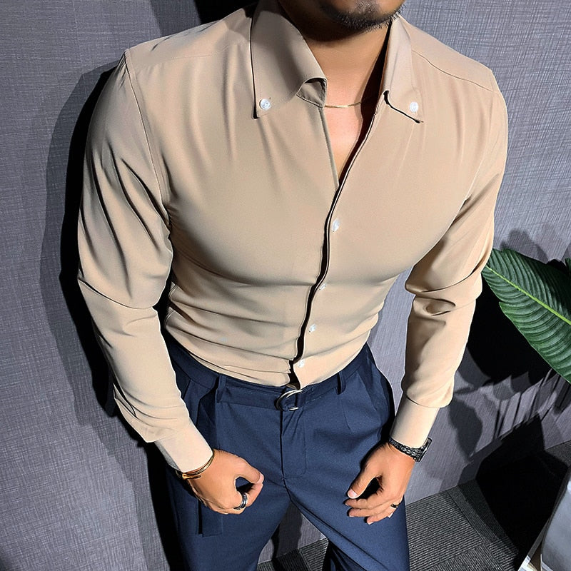 Men's Long Sleeve Cotton Shirt