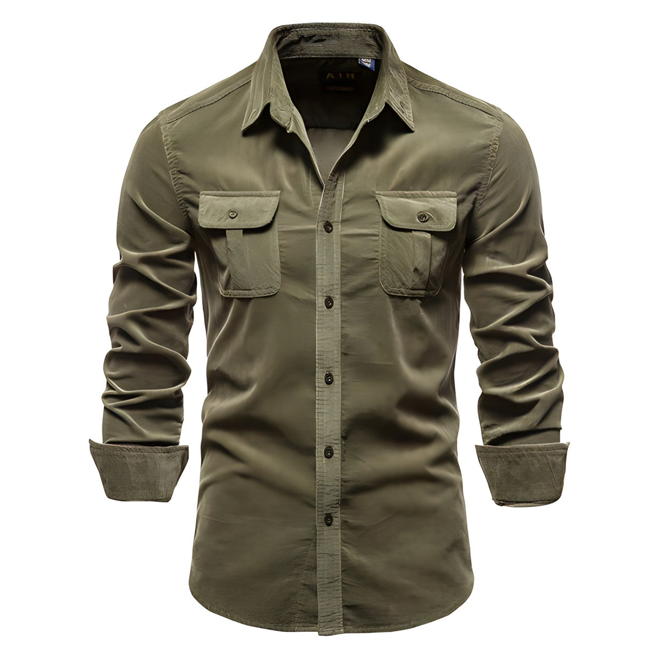 Men's Long Sleeve Polo Shirt - Comfortable Everyday Wear