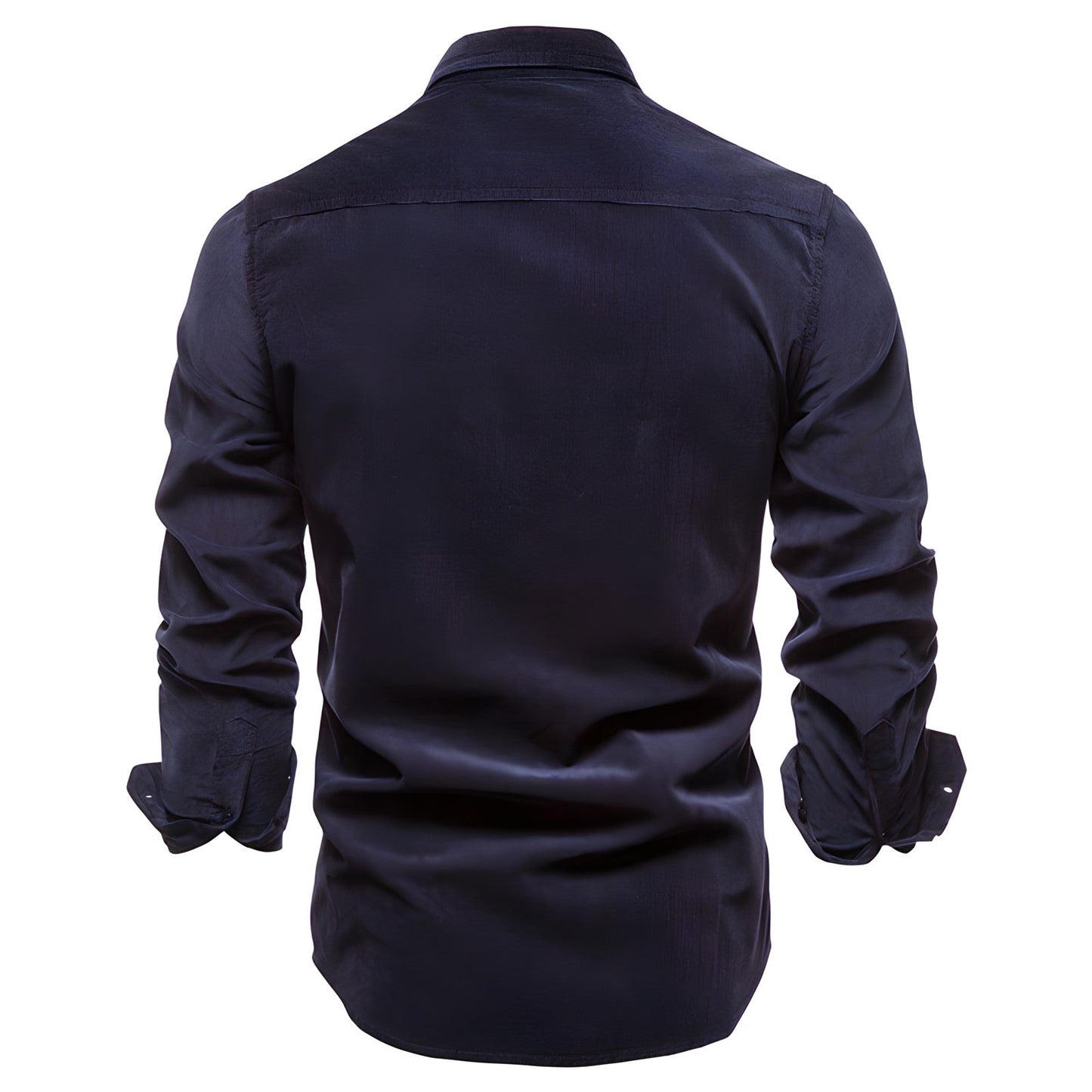 Men's Long Sleeve Polo Shirt - Comfortable Everyday Wear