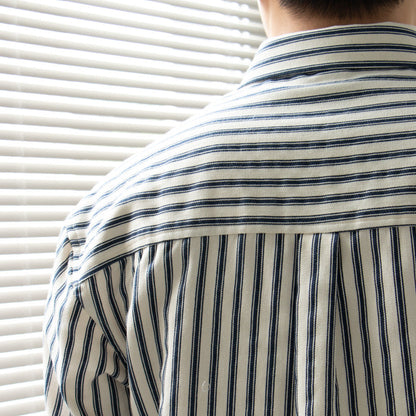 Men's Striped Dress Shirt – Long Sleeve Formal Fit