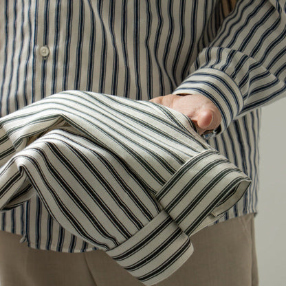 Men's Striped Dress Shirt – Long Sleeve Formal Fit